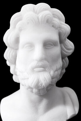 Bust of Greek god of medicine